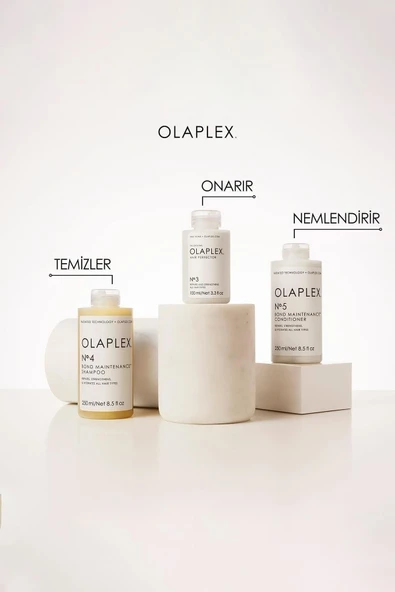 Olaplex Bond Maintenance System - Saç Kusursuzlaştırıcı & Bağ Güçlendirici Üçlü Bakım Seti - Resim 6