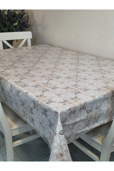 Ithal Pvc Muşamba - Desenli Silinebilir Masa Örtüsü - Resim 5