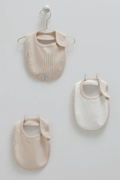 Caramell %100 Pamuk Hello Forest 3'lü Mama Önlüğü CRML.ONE1962 ürün görseli 1