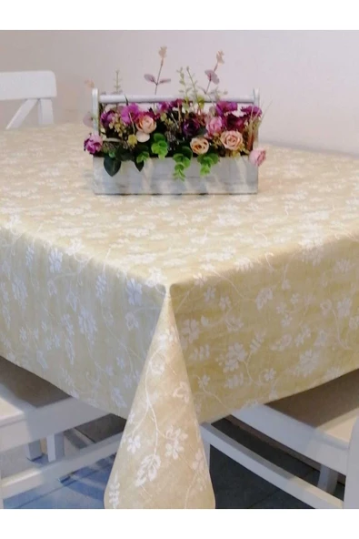 Elyaflı Pvc Muşamba - Desenli Silinebilir Masa Örtüsü - Resim 2