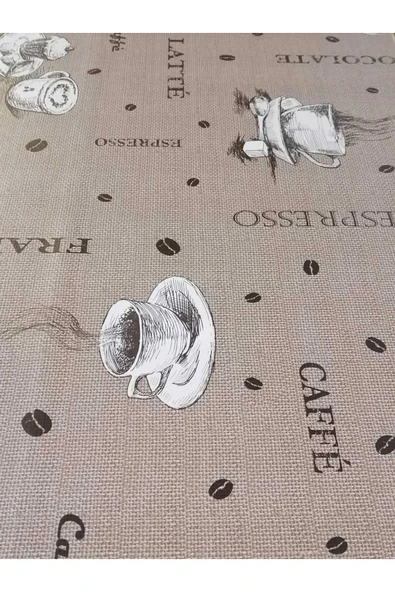 Elyaflı Pvc Muşamba - Desenli Silinebilir Masa Örtüsü - Resim 6