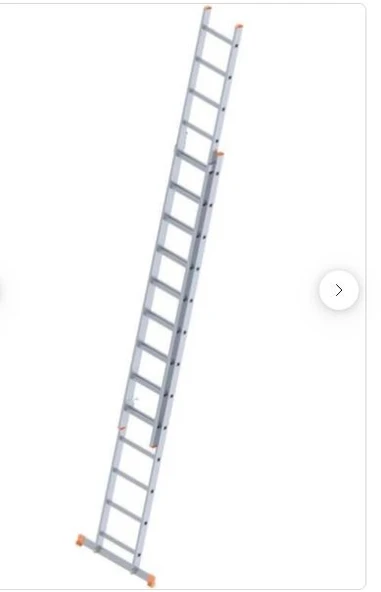 SARAYLI 2 KADEMELİ ALÜ. SÜRGÜLÜ ENDSTRİYEL MERDİVEN (2X11) - Resim 2