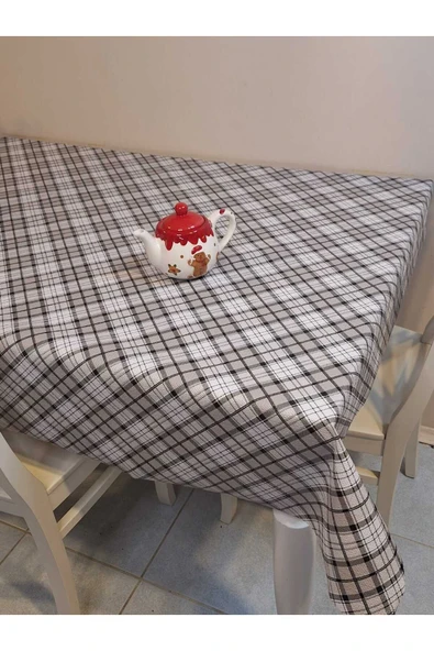 KAYDIRMAZ TABANLI PVC MUŞAMBA - DESENLİ SİLİNEBİLİR MASA ÖRTÜSÜ - Resim 4