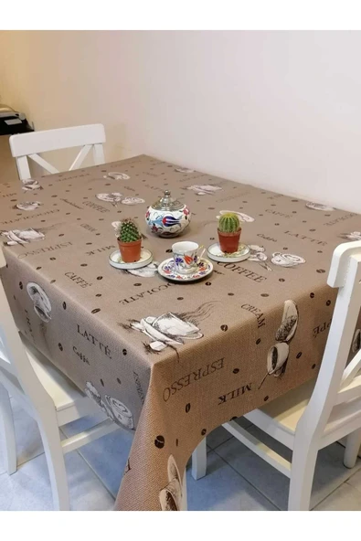 Elyaflı Pvc Muşamba - Desenli Silinebilir Masa Örtüsü - Resim 5