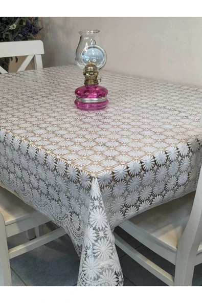 Ithal Pvc Muşamba - Desenli Silinebilir Masa Örtüsü - Resim 6
