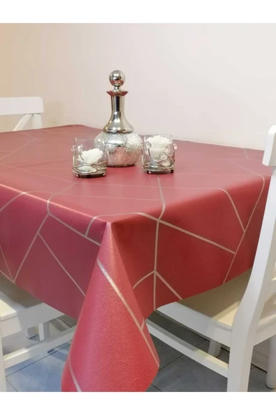 Elyaflı Pvc Muşamba - Desenli Silinebilir Masa Örtüsü ürün görseli