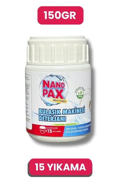 BULAŞIK MAKİNESİ PARLATICILI TOZ DETERJAN 150 GR - Resim 2