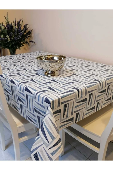 ELYAFLI PVC MUŞAMBA - DESENLİ SİLİNEBİLİR MASA ÖRTÜSÜ - Resim 6