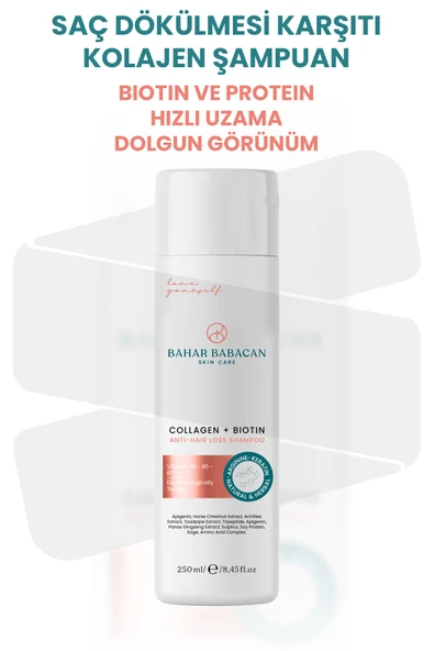 Bahar Babacan Saç Dökülmesini Önleyici Ve Uzamaya Yardımcı Şampuan 250ml ürün görseli