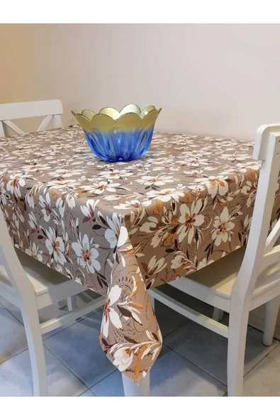 Elyaflı Pvc Muşamba - Desenli Silinebilir Masa Örtüsü ürün görseli