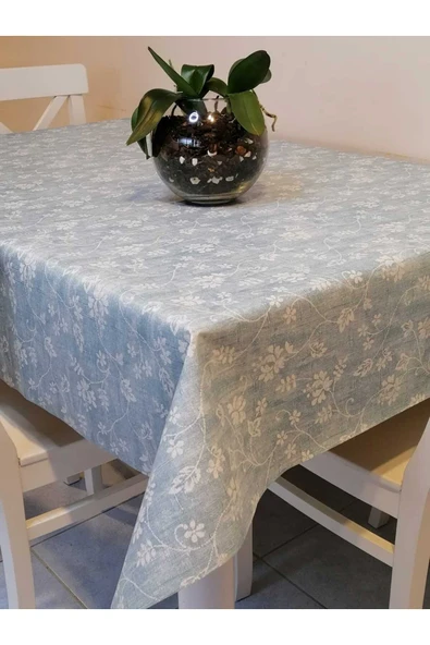 Elyaflı Pvc Muşamba - Desenli Silinebilir Masa Örtüsü - Resim 5