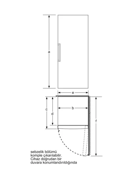 Profilo DF1033WEVV 220 L 7 Çekmeceli Dikey Derin Dondurucu - Resim 6