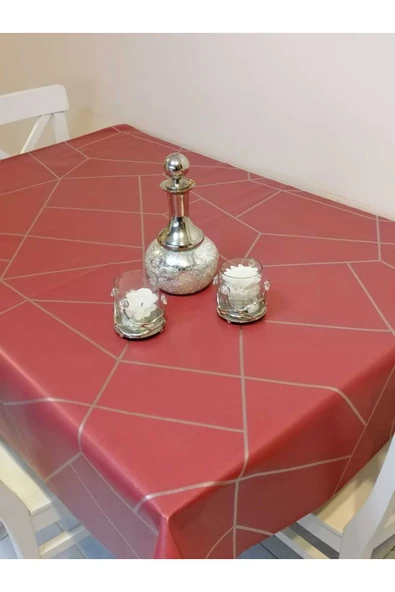 Elyaflı Pvc Muşamba - Desenli Silinebilir Masa Örtüsü - Resim 5