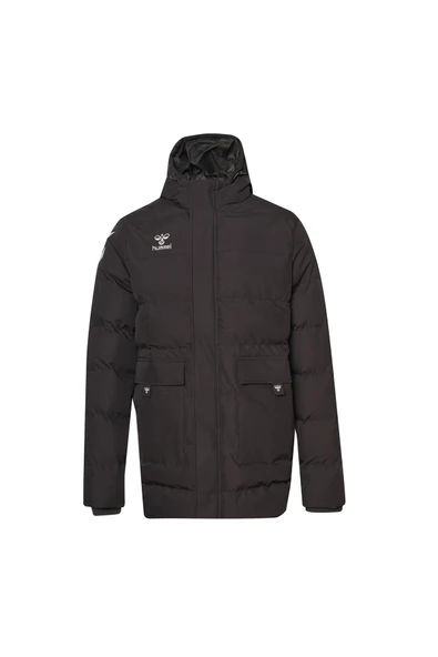 hummel Line Zip Coat Gri Erkek Mont - Resim 3