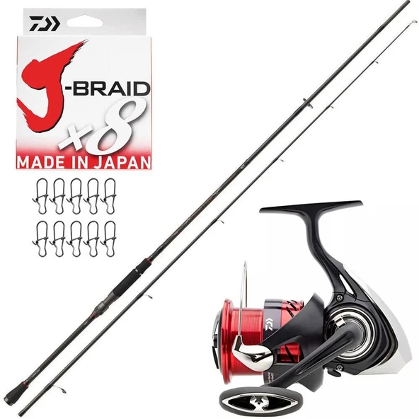 Daiwa Ballistic 274cm 14-42gr - Daiwa Ninja 23 LT 3000 Spin Olta Seti ürün görseli