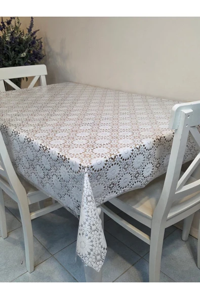 Ithal Pvc Muşamba - Desenli Silinebilir Masa Örtüsü - Resim 6
