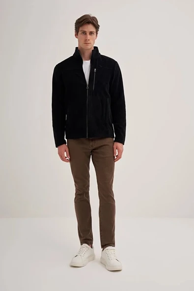 CAZ 56330 DİK YK. POLAR SWEAT HIRKA SİYAH - Resim 3