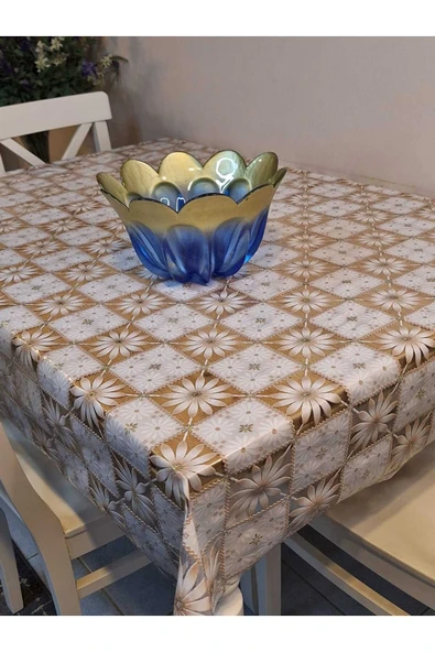 İTHAL PVC MUŞAMBA - DESENLİ SİLİNEBİLİR MASA ÖRTÜSÜ - Resim 2