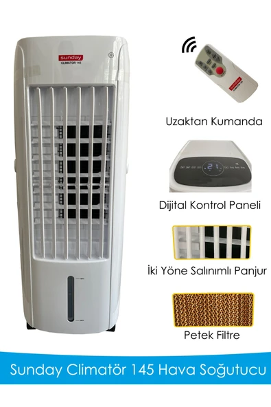 SUNDAY Climatör 145 Hava Soğutucu Vantilatör - Resim 2