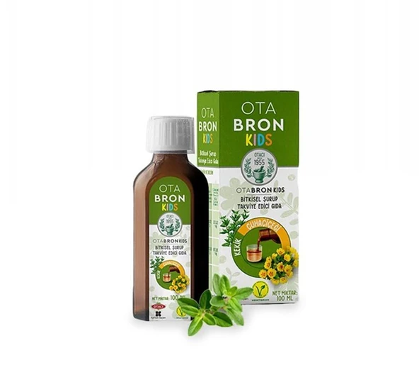 Ota Bron Kids Kekik Ve Çuhaçiçeği Bitkisel Şurup 100ml ürün görseli