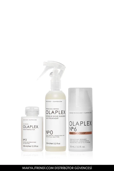 Olaplex Anti-Frizz & Strong Hair Set - Elektriklenmeyi Kontrol Altına Alan, Saçları Yoğun Şekilde Onaran & B ürün görseli 1