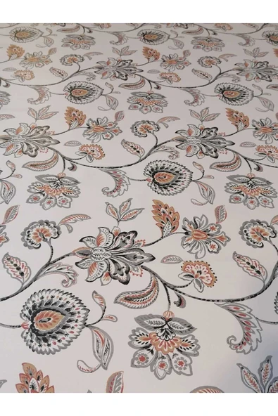 Elyaflı Pvc Muşamba - Desenli Silinebilir Masa Örtüsü - Resim 6