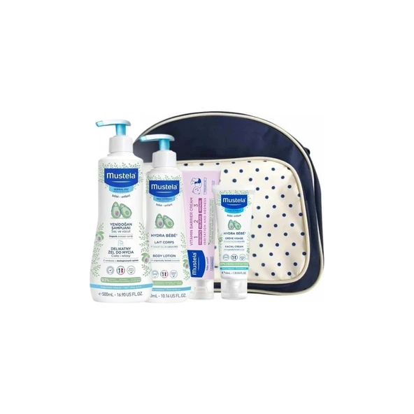 Mustela Merhaba Bebek Çantası Seti ürün görseli