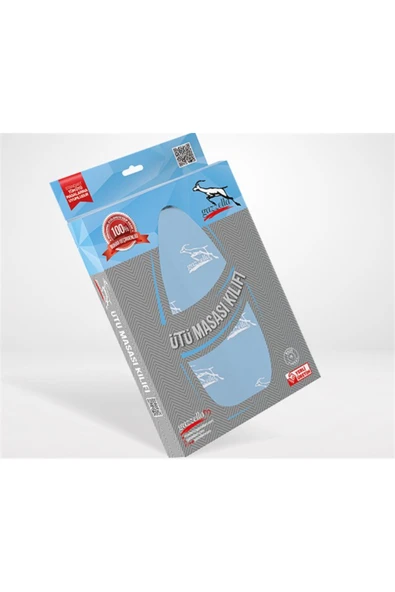 Gazzella Ütü Masası Bezi, Mavi - Resim 2