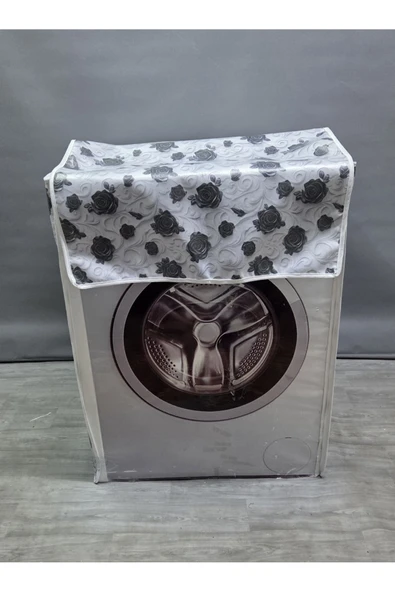 Kumaş Dokulu PVC Çamaşır & Kurutma Makinesi Örtüsü – Su Geçirmez, Dayanıklı ve Modern Tasarım - Resim 6