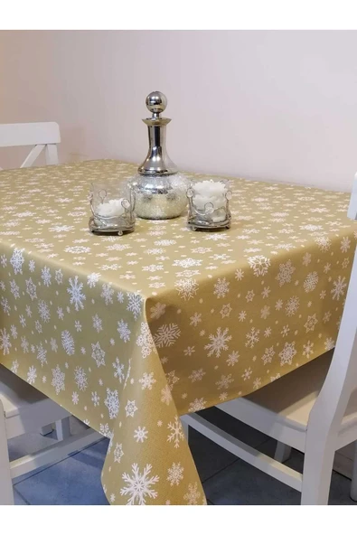 Elyaflı Pvc Muşamba - Desenli Silinebilir Masa Örtüsü ürün görseli