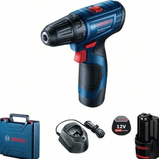 BOSCH GSR 120-LI 12V 2 AH ÇİFT AKÜLÜ DELME VİDALAMA ürün görseli 1