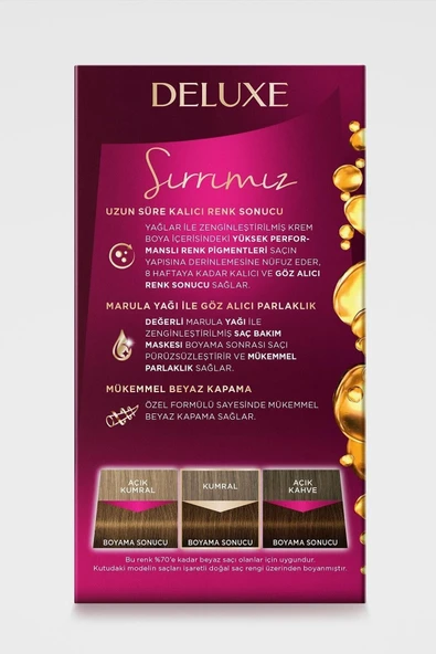 PALETTE DELUXE SAÇ BOYASI 5-5 IŞILTILI ÇİKOLATA - Resim 4