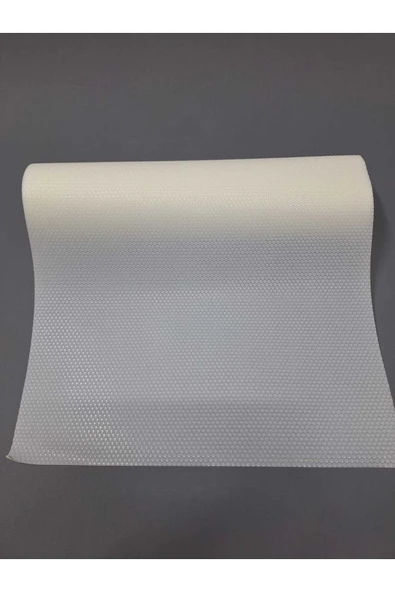 Krem Raf Ve Dolop Içi Örtüsü - Kaymaz Raf Örtüsü 45cm X 500 Cm - Resim 3