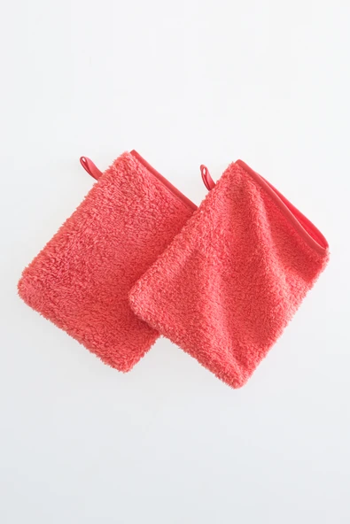 Misev Yumuşacık 2 Adet Kırmızı Banyo Lifi ürün görseli