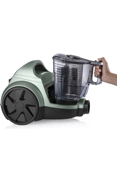 Arnica Mila Trend ET14443 Toz Torbasız Elektrikli Süpürge Mint - Resim 5