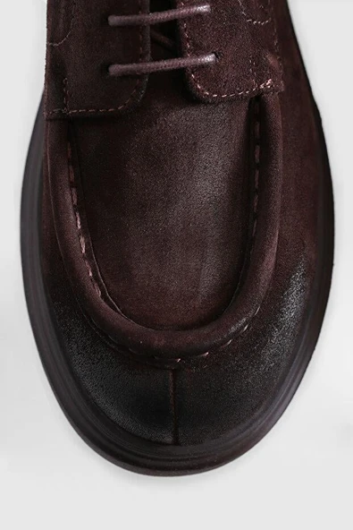 Lufıan 112230215 Logan Kahve Erkek Deri Casual Ayakkabı - Resim 5