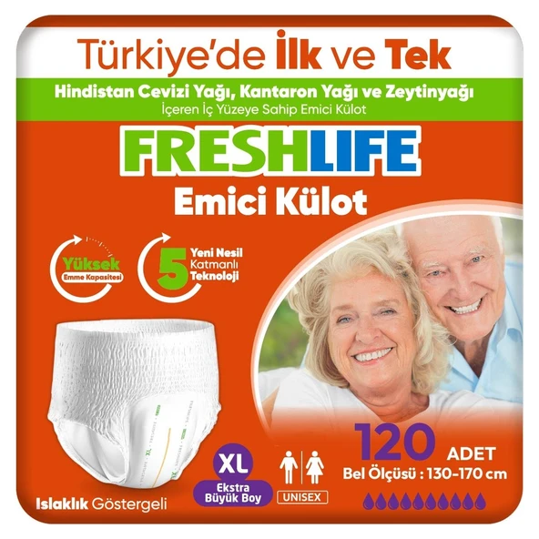 Freshlife Xlarge Emici Külot 30’Lu 4 Paket (120 Adet) ürün görseli 1