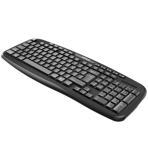 Everest KB-955 Siyah Usb Multimedia Kablolu Q Standart Klavye - Resim 4