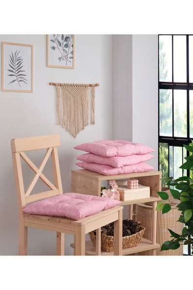Misev Pembe Sandalye Minderi ürün görseli