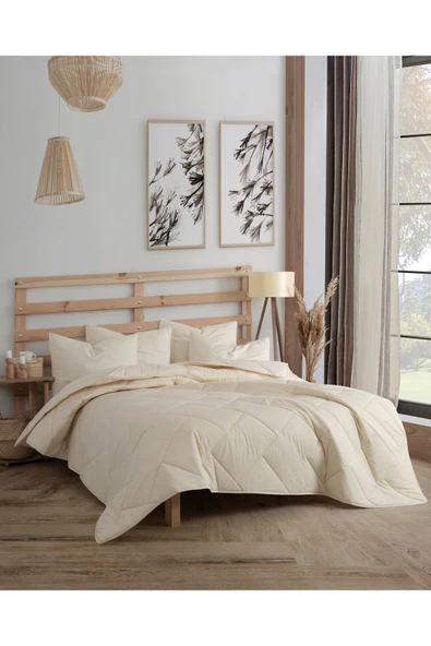 Misev Tek Kişilik Yün Yorgan - 1 Adet Yastık Kılıfı Hediyeli ürün görseli