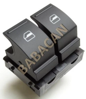 BTAP VOLKSWAGEN CAM DÜĞMESİ İBİZA (09-12) LEON (06-13) AMAROK (10-) CADDY 11- ÖN İKİLİ 1K3959857 ürün görseli 1