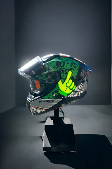 AXXIS Panther Sv Sketch A6 Mat Motosiklet Kaskı ürün görseli