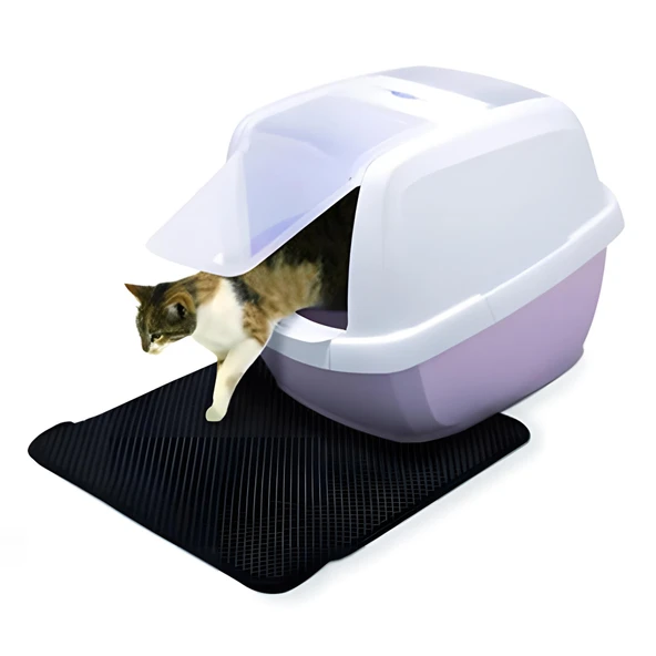 Imac Elekli Kedi Tuvalet Önü Paspası 60x55Cm - Resim 2