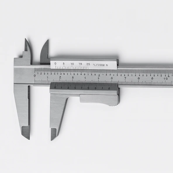 Kilitli Mekanik Kumpas Monoblok Metal Gövde 0.02 Hassasiyet 150 mm İç Dış Derinlik Ölçüm Aleti ürün görseli