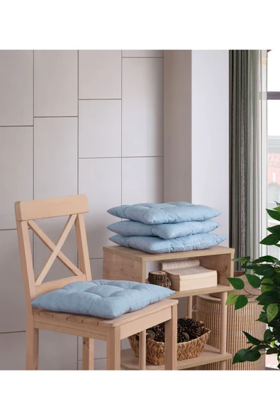 Misev Açık Mavi Sandalye Minderi ürün görseli