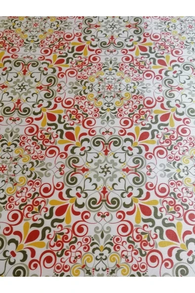 KUMAŞ DOKULU TABANI SİLİKONLU YIKANABİLİR SİLİNEBİLİR ÜTÜLENEBİLİR KAYMAZ DEKORATİF MASA ÖRTÜSÜ - Resim 6