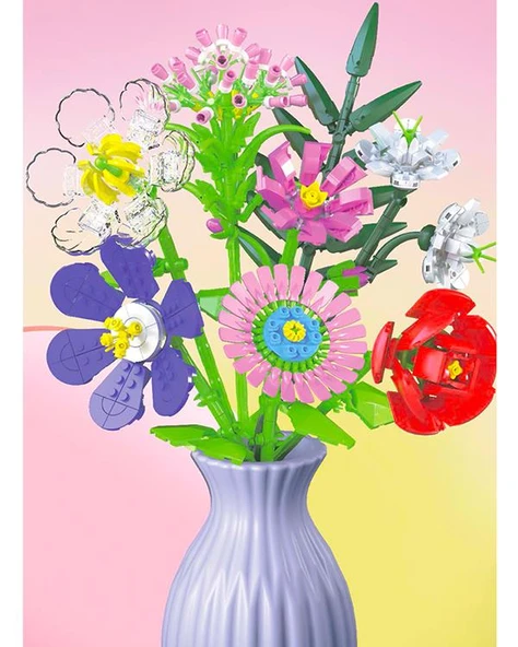 Pasifik Toys Çiçek Buketi Yapım Seti 730 Parça No:2 109 - Resim 3