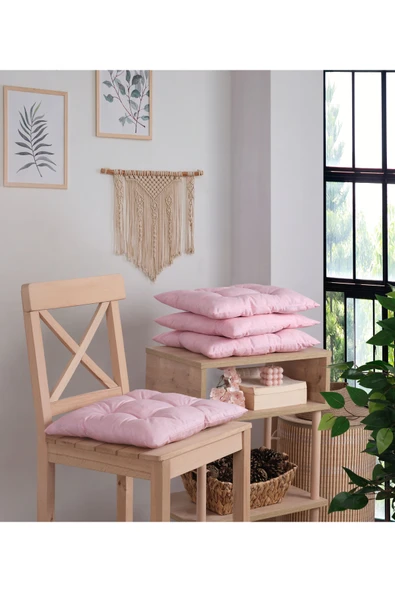 Misev Açık Pembe Sandalye Minderi ürün görseli