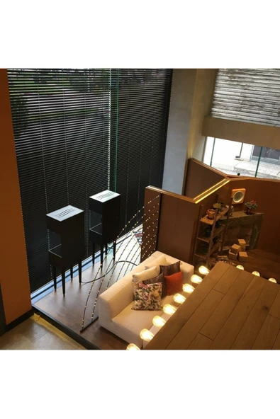 Gülsem Perdecilik Siyah Jaluzi Perde 25 M - Resim 2