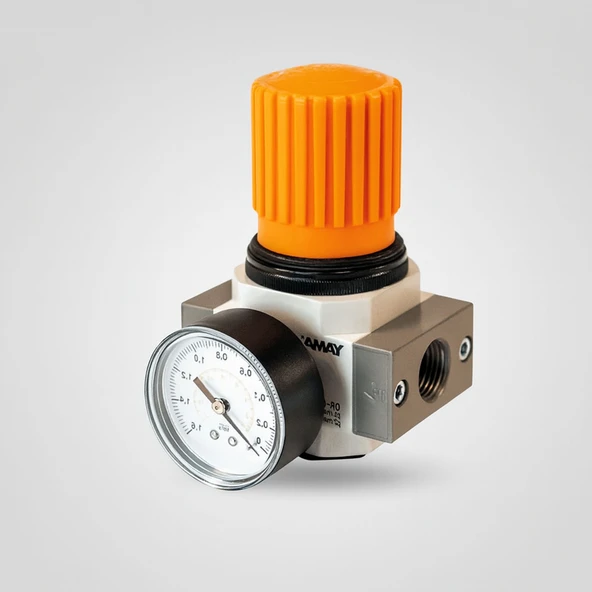 Yüksek Kapasite Regülatör 1/2"  Pnömatik Hava Su Tutucu Filtre Endüstriyel Basınç Kontrol Cihaz - Resim 6